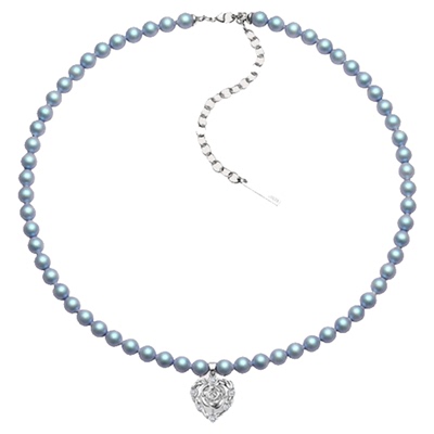 XTASTE USELESSOBJECTS 玫瑰爱心珍珠项链原创低奢锁骨链高级时尚