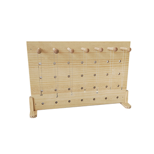 学生学习家用桌面置物架实木多层洞洞板书桌多功能装饰收纳展示架