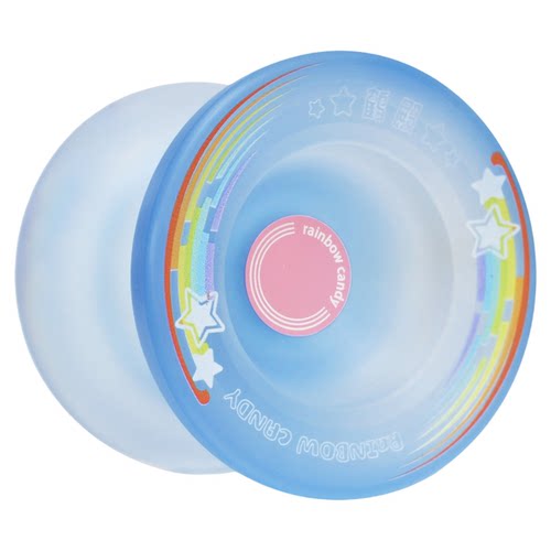鹤殿 悠悠球 彩虹糖 数控PC胶球 塑料竞技进阶款花式yoyo溜溜球