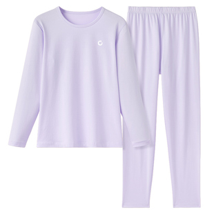 儿童秋衣秋裤套装纯棉a类女童保暖内衣女大童打底睡衣学生女孩薄