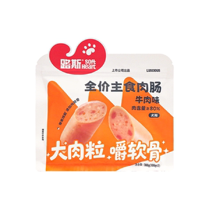 路斯狗狗全价主食肉肠有肉有蔬