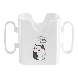 儿童牛奶杯托防挤压盒装饮料防溢出杯架子可调节宝宝防漏防烫杯套