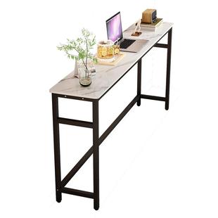 岩板玄关桌子现代简约客厅靠墙餐边极窄长条桌定制条几置物台条案