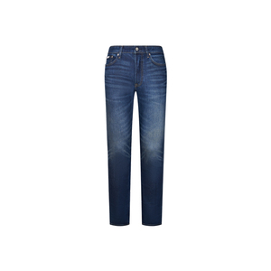 【免费改裤】CK Jeans26春新款男士休闲通勤深蓝色洗水修身牛仔裤