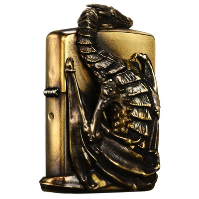 打火机zippo正版黄铜复古收藏