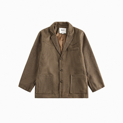 LFH写意日系复古文艺休闲西装男