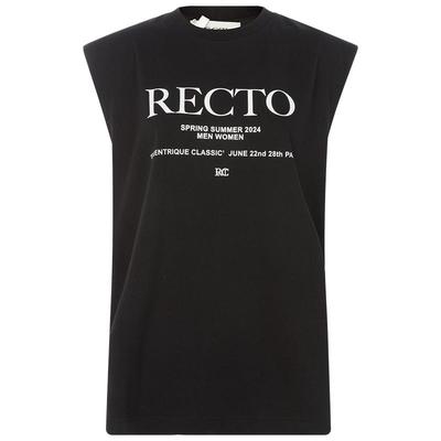 RECTO女士圆领无袖上衣背心