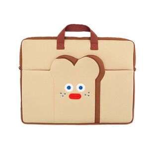 韩国进口romane可爱吐司手提防震13.3寸15-17寸通用笔记本电脑收纳包女卡通ins适用于苹果macbook三星联想
