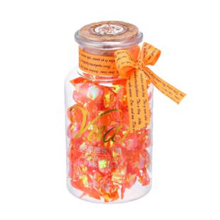 奇峰幻彩千纸鹤糖漂流瓶情话糖水果糖小瓶子罐装心语星愿果汁硬糖