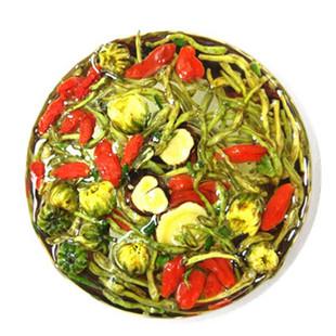 金银花茶菊花茶清火降去肝火旺盛熬夜养生茶枸杞决明子茶组合花茶