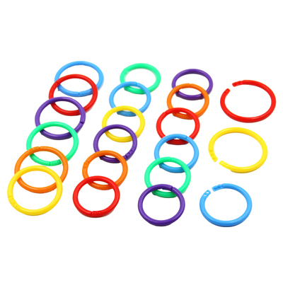 字卡收纳环单词卡彩色手账活页圈