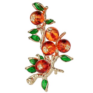 柿柿如意胸针高端精致时尚女款高档女胸花别针设计感小众节日礼物