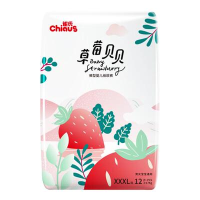 雀氏草莓贝贝薄快吸学步拉拉裤