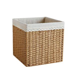 格子柜收纳筐卡莱克柜收纳箱家用衣物零食收纳篮编织大号储物盒子