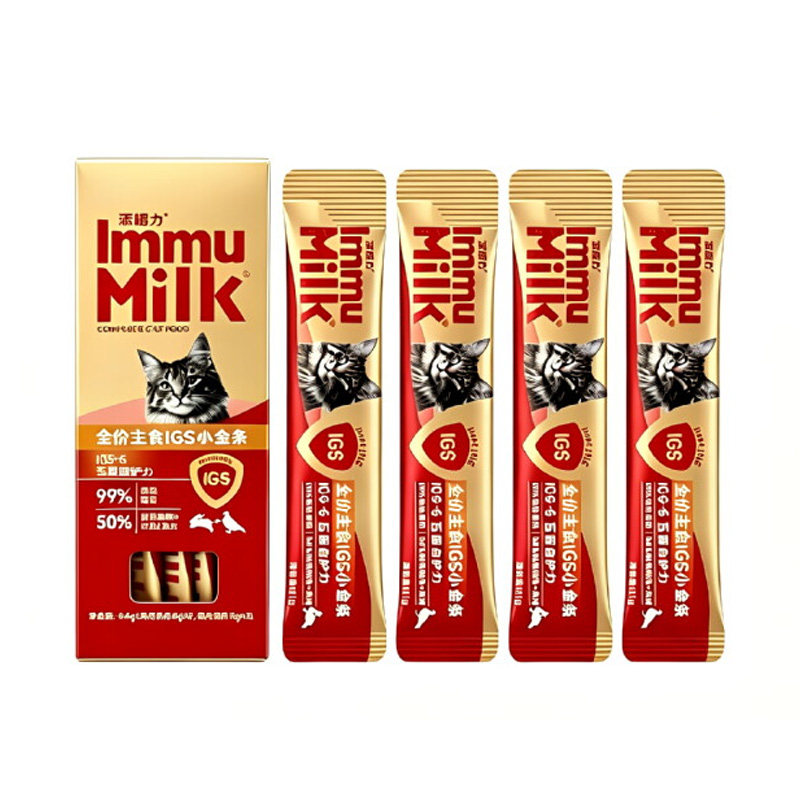 全价主食免疫猫条助力免疫升级