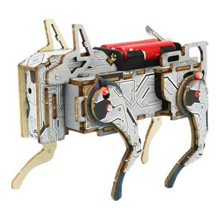 科技制作小发明手工diy材料声控机械狗小学生一等奖黑科技创新赛