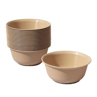 一次性饭碗食品级家用加厚耐高温碗筷套装野餐户外稻壳餐具碗火锅