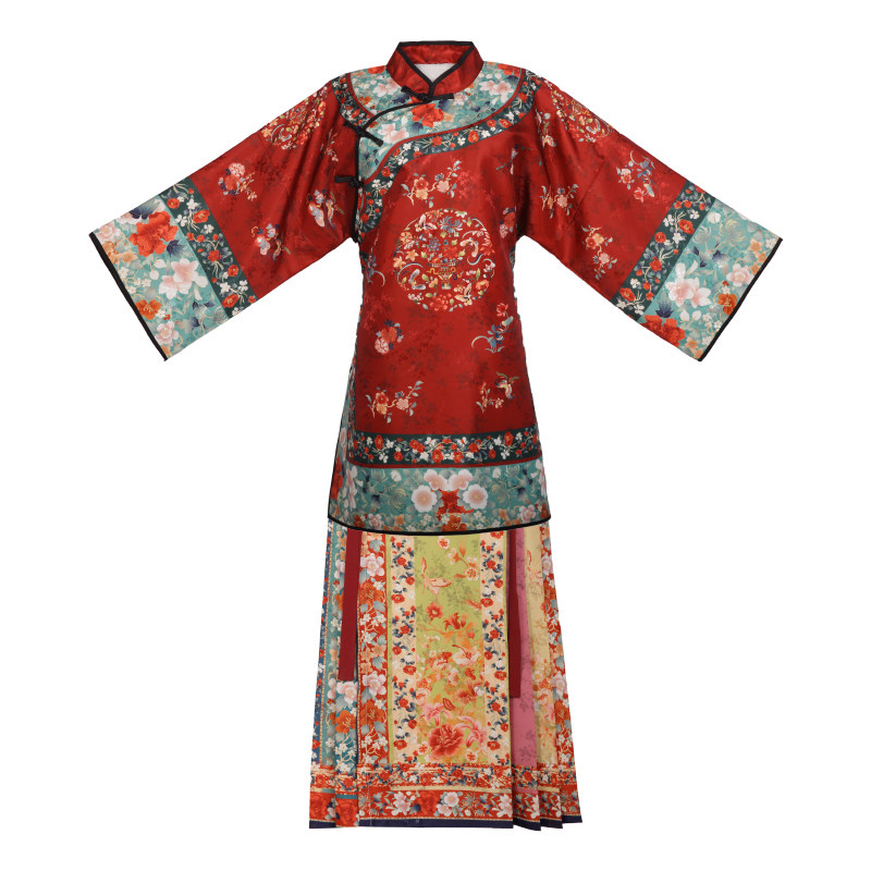 永同欢|晚清汉女装格格服旗装
