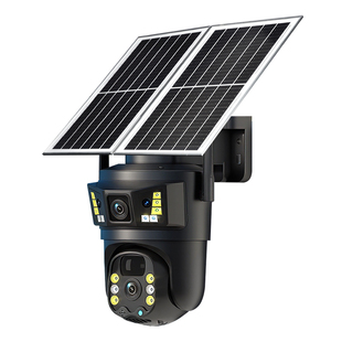 易视云免流量太阳能摄像头无需网络室外高清360度无死角4G监控器