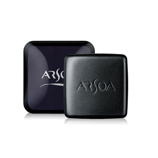 日本进口ARSOA安露莎手工洁面皂清洁控油小黑皂70克135克送化妆镜