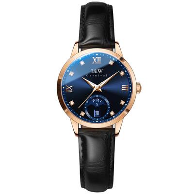 正品IW女士手表机械表女轻奢小众