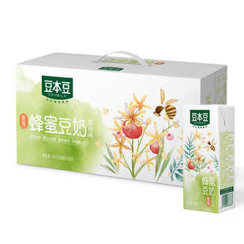 豆本豆唯甄蜂蜜豆奶250ml*24盒券后27.4元包邮