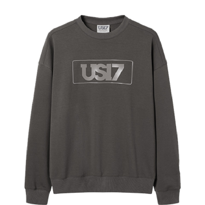 US17经典BOX Logo空气层圆领卫衣运动休闲百搭卫衣