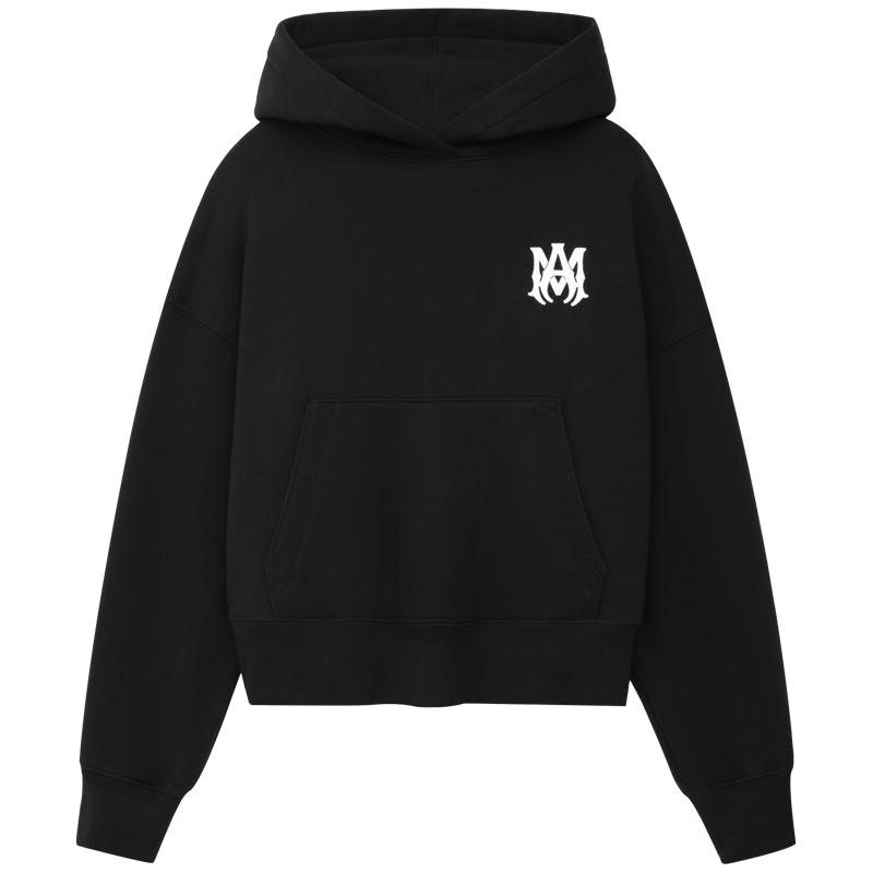 AMIRI 春季女装 撞色LOGO印花连帽卫衣