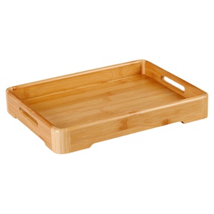 竹盘茶盘托盘圆角长方形商用家用放茶杯创意竹制水杯端菜简约盘子