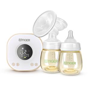 Tiger虎牌 智能电动吸奶器双边无痛按摩母乳全自动集奶器正品