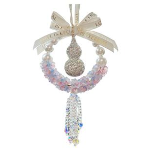 护路葫芦福禄汽车平安挂件车载高级车挂后视镜水晶镶钻车内装饰品