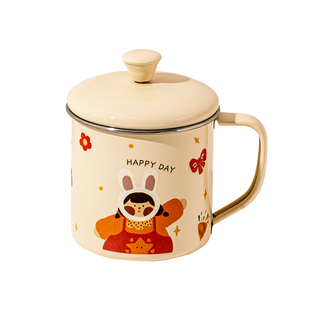 316不锈钢杯子食品级儿童水杯家用幼儿园宝宝学饮杯牛奶口杯带盖