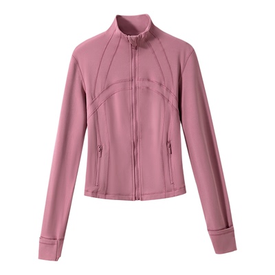 立领修身收腰显瘦瑜伽服外套夹克