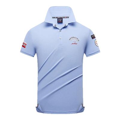 高端品牌勇士鲨鱼官方正品夏季新款美式T恤翻领高级短袖POLO衫男