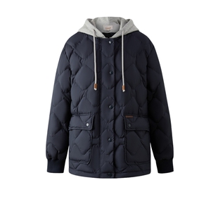 【特氟龙三防&鸭绒】Eland衣恋羽绒服女鸭绒户外外套2025冬季新款