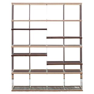 玻璃展示柜家用透明创意多宝格子客厅手办茶具收纳陈列实木置物架