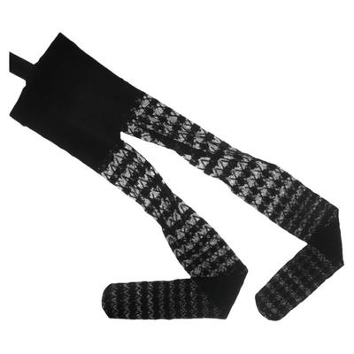 fiore连裤袜千鸟格小香风