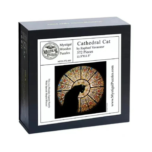 教堂猫异形拼图木质进口正品高级感成人版高难度礼物解压节日礼物