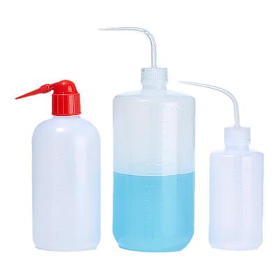 塑料洗瓶吹气瓶实验室用白头红头