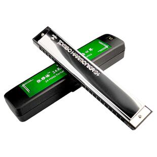 通宝TOMBO新款五声音阶复音口琴日本进口音簧24孔C调杨晟老师教学