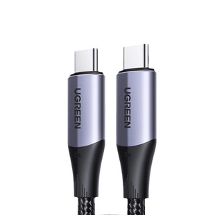 绿联USB3.2Gen2全功能数据线适用iphone16/15Pro充电线240W快充音视频投屏显示器电脑高速传输清双头typec