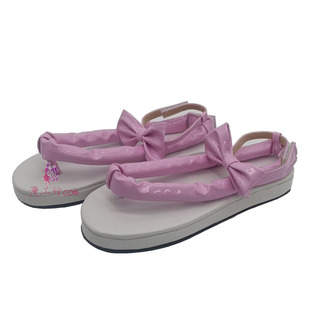 漫工坊鬼灭之刃恋柱甘露寺 蜜璃cos鞋子动漫游戏cosplay来图定做