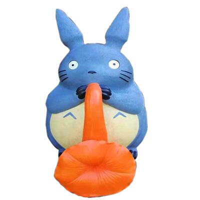 宫崎骏龙猫树脂落地摆件花园庭院大型纯手工造景卡通治愈系工艺品