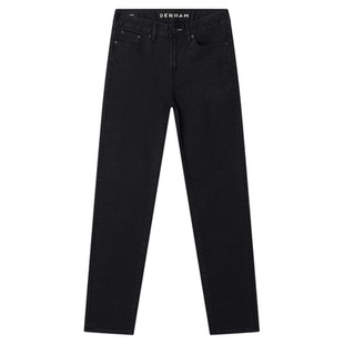 DENHAM女士复古高腰宽松锥形黑色休闲剪刀牛仔裤JOLIE CB30