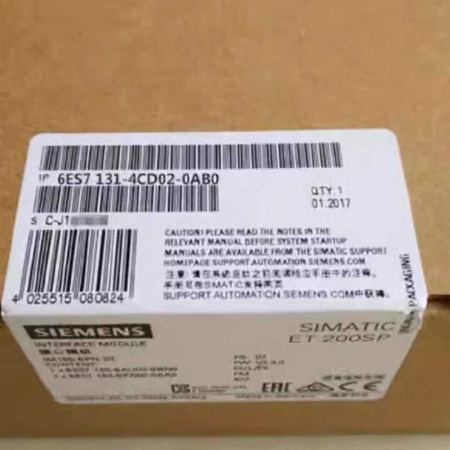 议价西门子6ES71314CD020AB0ET200S电子模块开关量6ES7131-4CD02-