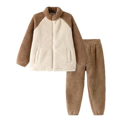 巴拉巴拉儿童睡衣套装加厚珊瑚绒