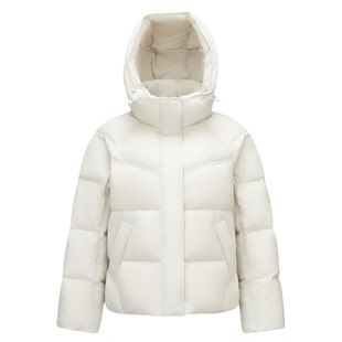 陈都灵同款森马羽绒服女90绒宽松插肩袖肌理2025新款外套女装羽绒