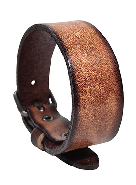 美式复古皮手链男士小众女