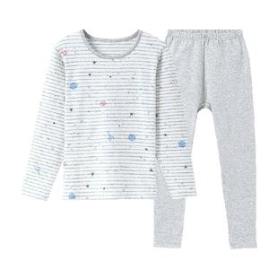 英博伦秋季女大童内衣套装莱卡棉儿童秋衣秋裤青少年学生薄款睡衣