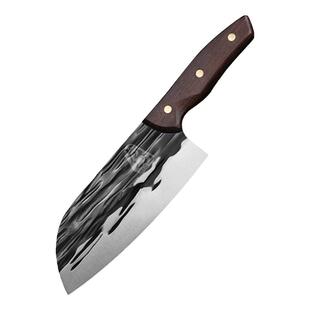 网红同款小菜刀家用斩切刀厨房专用刀具不锈钢切菜刀手工锻打老式